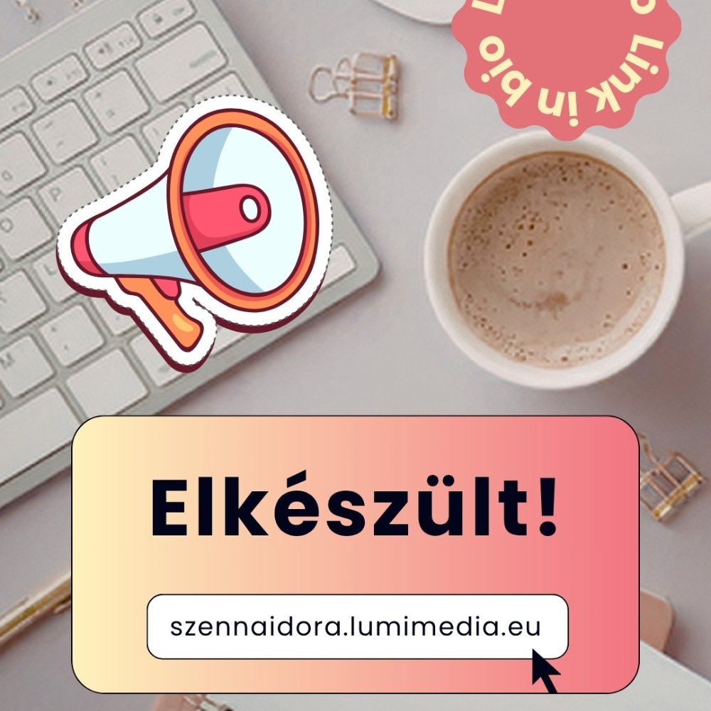 Instagram-bejegyzés dietetikus számára készült linkoldalról